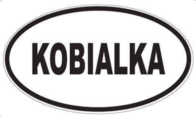 KOBIALKA - Oval Magnet