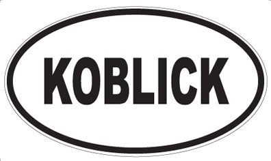KOBLICK - Oval Magnet