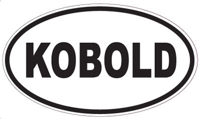 KOBOLD - Oval Sticker