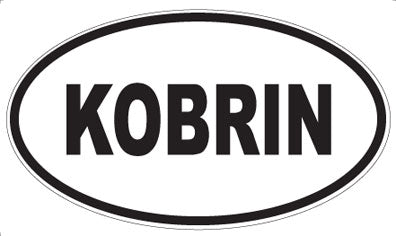 KOBRIN - Oval Magnet