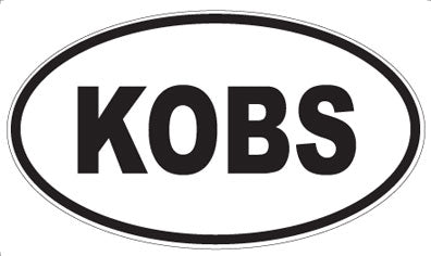 KOBS - Oval Magnet