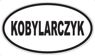 KOBYLARCZYK - Oval Magnet