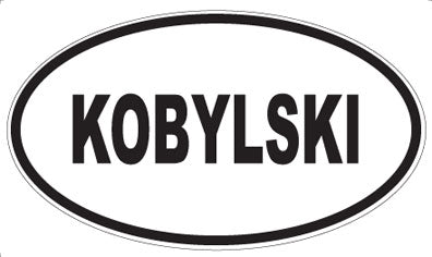 KOBYLSKI - Oval Magnet