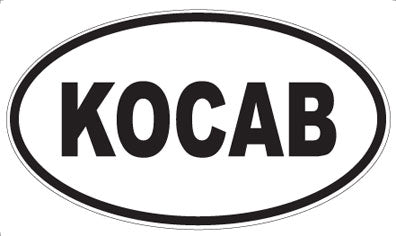KOCAB - Oval Magnet