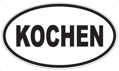 KOCHEN - Oval Magnet