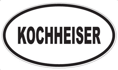 KOCHHEISER - Oval Magnet