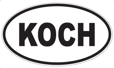 KOCH - Oval Magnet
