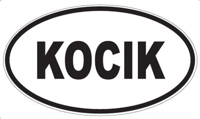 KOCIK - Oval Magnet