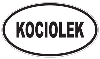 KOCIOLEK - Oval Magnet