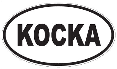 KOCKA - Oval Magnet