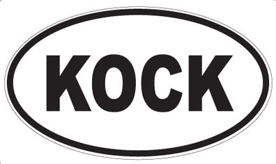 KOCK - Oval Magnet