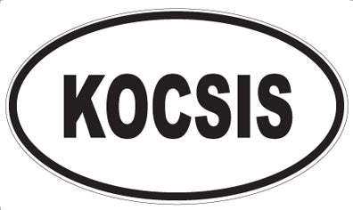 KOCSIS - Oval Magnet