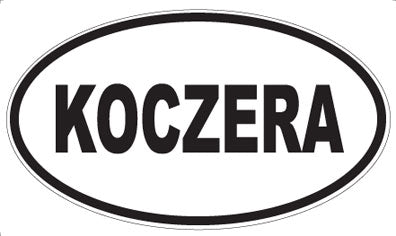 KOCZERA - Oval Magnet