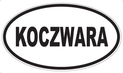 KOCZWARA - Oval Magnet