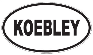 KOEBLEY - Oval Magnet
