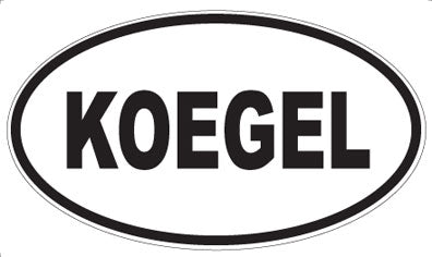 KOEGEL - Oval Magnet