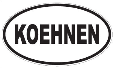 KOEHNEN - Oval Magnet