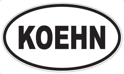 KOEHN - Oval Magnet