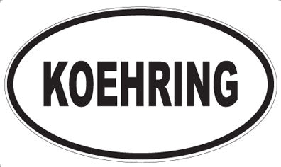 KOEHRING - Oval Magnet