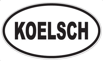 KOELSCH - Oval Magnet