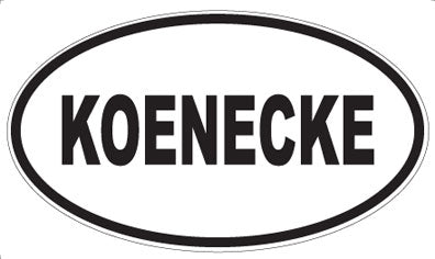 KOENECKE - Oval Magnet