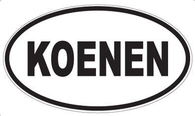 KOENEN - Oval Magnet