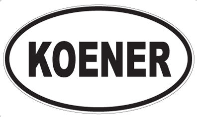 KOENER - Oval Magnet