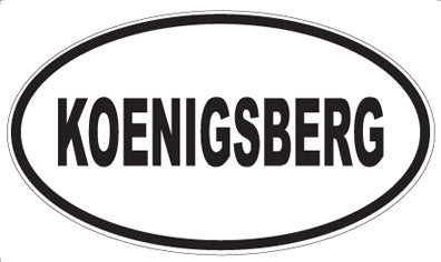 KOENIGSBERG - Oval Magnet