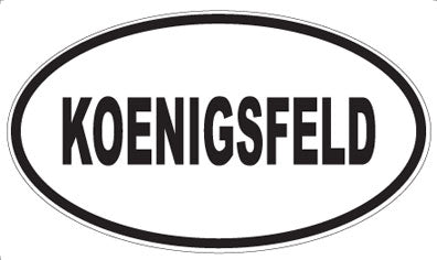 KOENIGSFELD - Oval Magnet