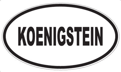 KOENIGSTEIN - Oval Magnet