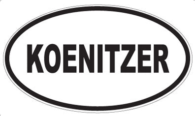 KOENITZER - Oval Magnet