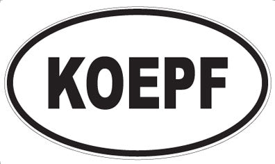 KOEPF - Oval Magnet