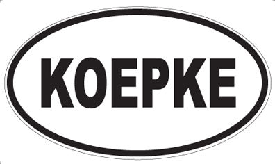 KOEPKE - Oval Magnet
