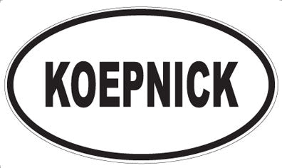 KOEPNICK - Oval Magnet