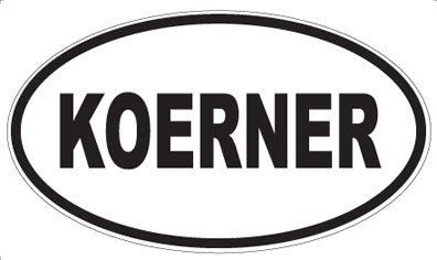 KOERNER - Oval Magnet