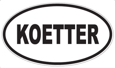 KOETTER - Oval Magnet