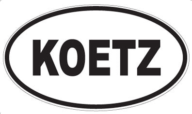 KOETZ - Oval Magnet