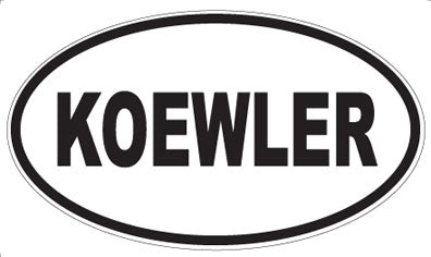 KOEWLER - Oval Magnet