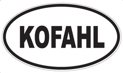 KOFAHL - Oval Magnet