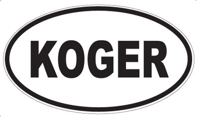 KOGER - Oval Magnet
