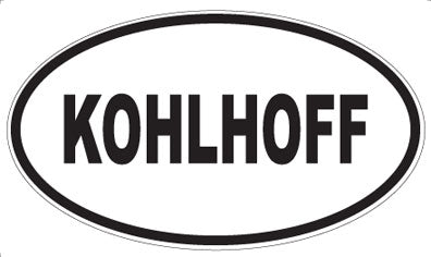 KOHLHOFF - Oval Magnet