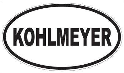 KOHLMEYER - Oval Magnet