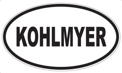 KOHLMYER - Oval Magnet