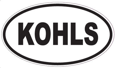 KOHLS - Oval Magnet