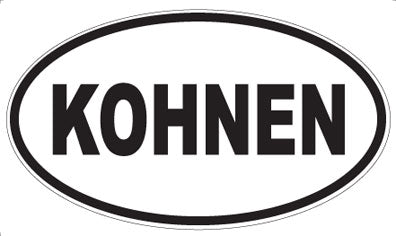 KOHNEN - Oval Magnet