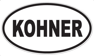 KOHNER - Oval Magnet
