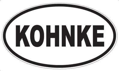 KOHNKE - Oval Magnet