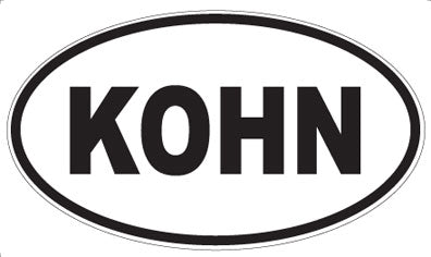 KOHN - Oval Magnet