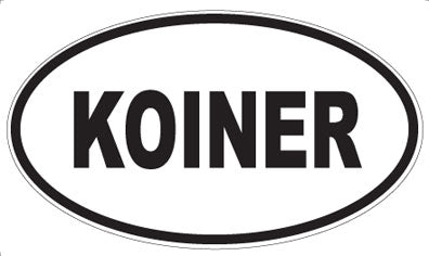 KOINER - Oval Magnet