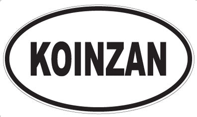 KOINZAN - Oval Magnet